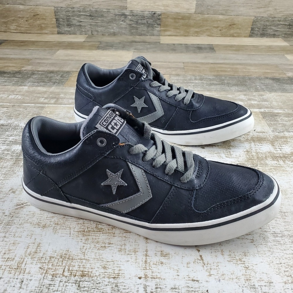 Converse All Star Downtown OX Mens Shoes Sz 8 Black Lace Up Sneakers